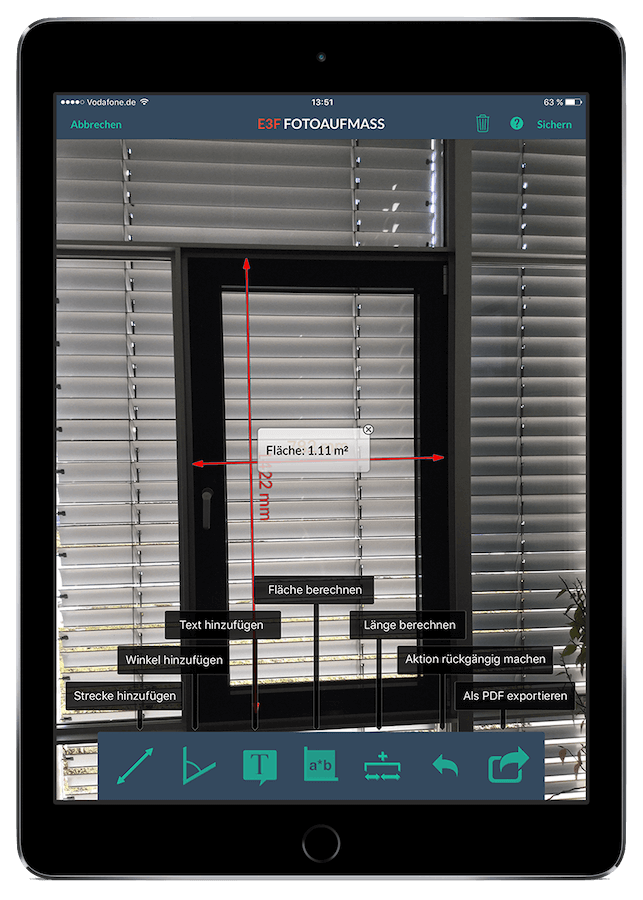 VFF AufmassApp - Fotoaufmaß
