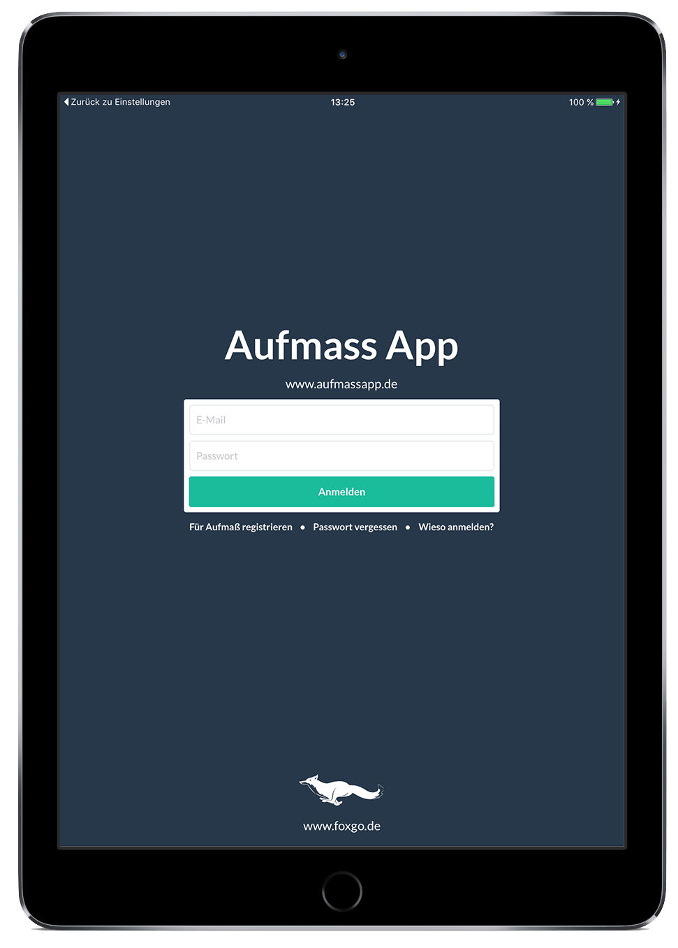 VFF AufmassApp - Login