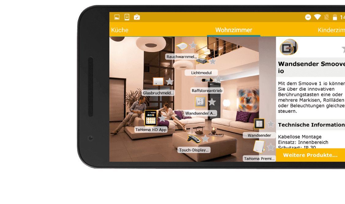 Somfy Smart Home Screenshot